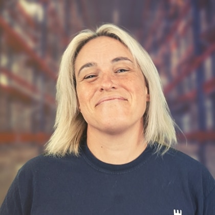 Elodie, préparatrice de commandes et fière d'être Skipper