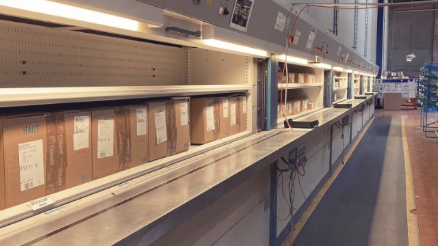 Armoire rotative sur la plateforme logistique Skipper Groupe de Valence
