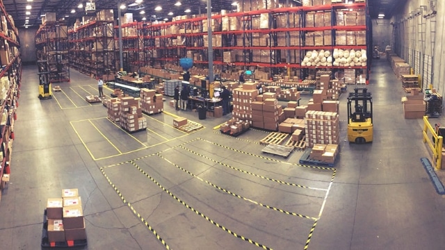 Warehouse Skipper Groupe proche d'Atlanta, USA