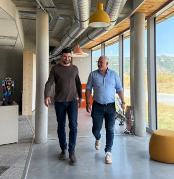 Fabien et Camille Jouvet, PDFG et DG de l'entreprise de logistique Skipper Groupe
