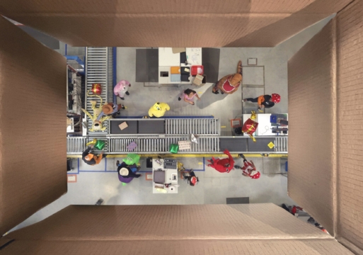 Convoyeur logistique en mode Skipper